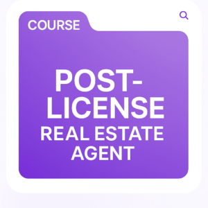 POST LICENSE - REAL ESTATE AGENT